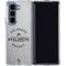 NHL Colorado Avalanche Black Text Galaxy Z Fold5 5G Clear Case