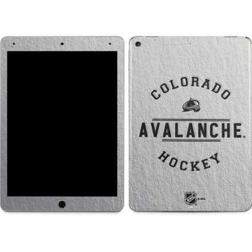 NHL Colorado Avalanche Black Text iPad Skins