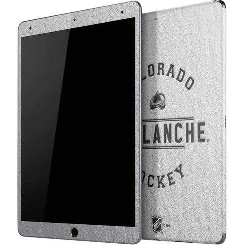 NHL Colorado Avalanche Black Text iPad Skins