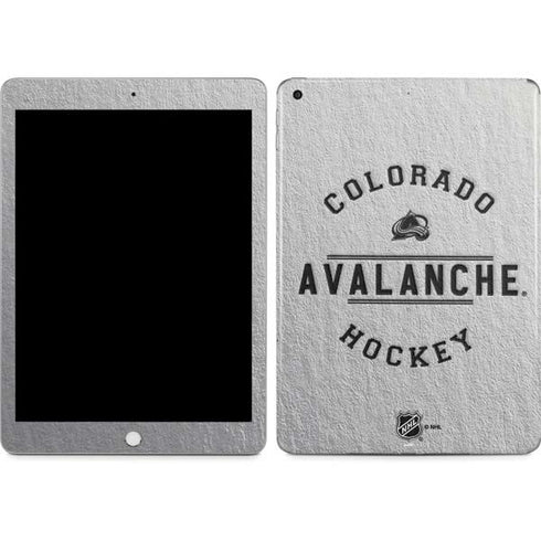 NHL Colorado Avalanche Black Text Apple iPad Skin