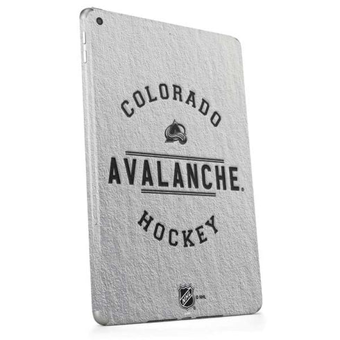NHL Colorado Avalanche Black Text Apple iPad Skin
