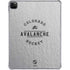 NHL Colorado Avalanche Black Text iPad Pro 11in (2024) Clear Case