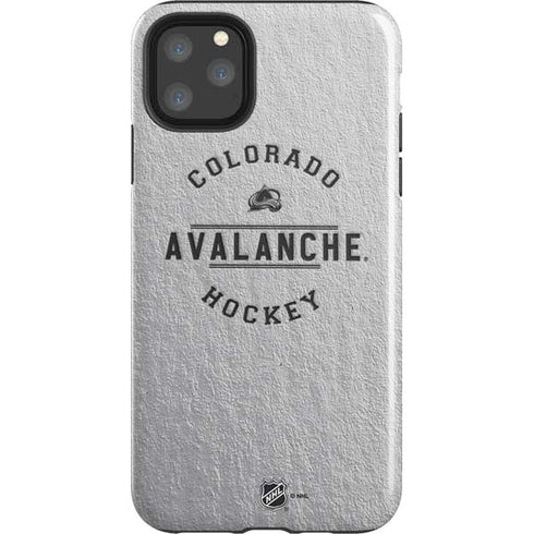 NHL Colorado Avalanche Black Text iPhone Cases