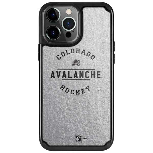 NHL Colorado Avalanche Black Text iPhone Cases
