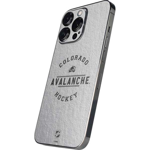 NHL Colorado Avalanche Black Text iPhone 15 Pro Max Skin
