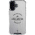 NHL Colorado Avalanche Black Text iPhone 16 Clear Case
