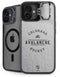 NHL Colorado Avalanche Black Text iPhone 16 Kickstand Case