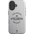 NHL Colorado Avalanche Black Text iPhone 16 Magsafe Impact Case
