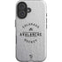 NHL Colorado Avalanche Black Text iPhone 16 Plus Impact Case