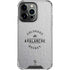 NHL Colorado Avalanche Black Text iPhone 16 Pro Clear Case