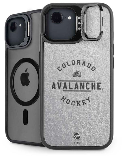 NHL Colorado Avalanche Black Text iPhone 16e Kickstand Case