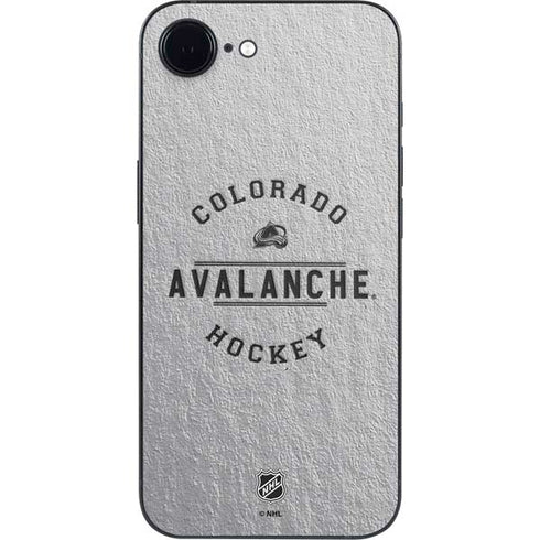 NHL Colorado Avalanche Black Text iPhone 16e Skin