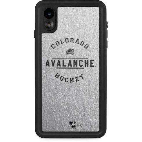 NHL Colorado Avalanche Black Text iPhone Cases