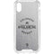 NHL Colorado Avalanche Black Text iPhone XS Clear Case