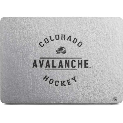 NHL Colorado Avalanche Black Text Apple MacBook Air Skin