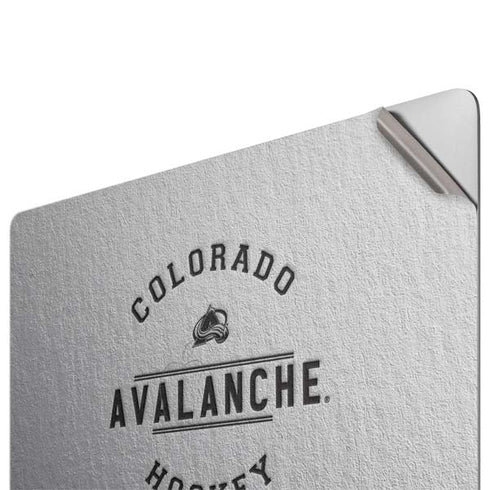 NHL Colorado Avalanche Black Text Apple MacBook Pro 16-inch Skin