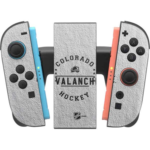 NHL Colorado Avalanche Black Text Nintendo Switch 2 (2025) Joy-Con Controller Skin