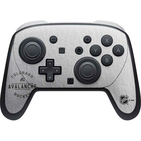 NHL Colorado Avalanche Black Text Nintendo Switch 2 (2025) Pro Controller Skin