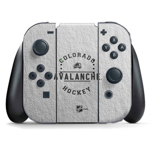 NHL Colorado Avalanche Black Text Nintendo Skins