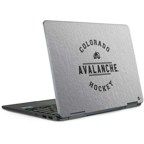 NHL Colorado Avalanche Black Text Notebook 9 Pro 13in (2017) Skin