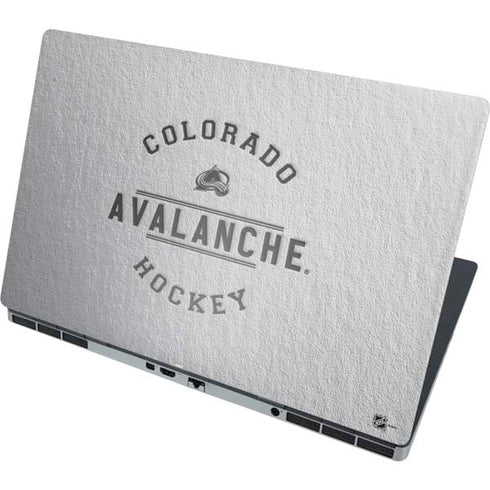 NHL Colorado Avalanche Black Text Dell Precision Skin