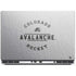 NHL Colorado Avalanche Black Text Dell Precision Skin