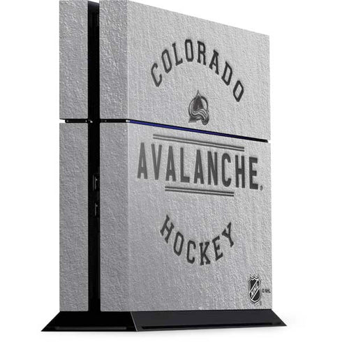 NHL Colorado Avalanche Black Text PlayStation PS4 Skins