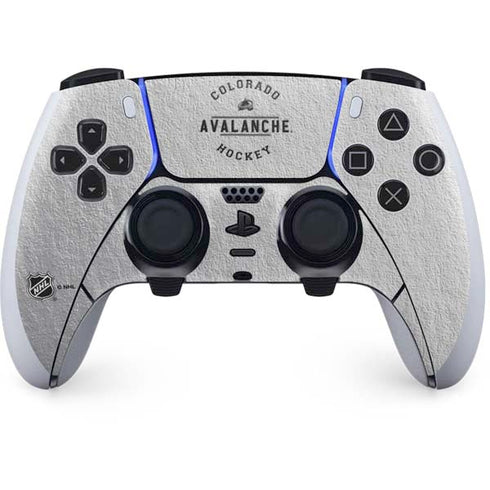 NHL Colorado Avalanche Black Text PS5 DualSense Edge Pro Controller Skin