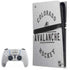 NHL Colorado Avalanche Black Text PS5 Pro Bundle Skin