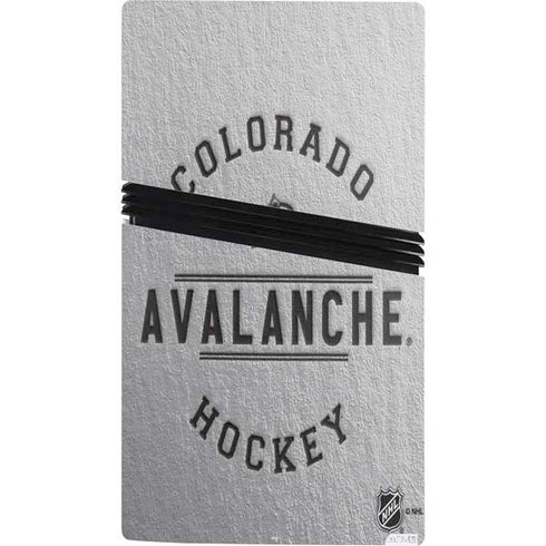 NHL Colorado Avalanche Black Text PS5 Pro Bundle Skin