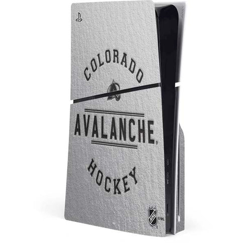 NHL Colorado Avalanche Black Text PlayStation PS5 Skins