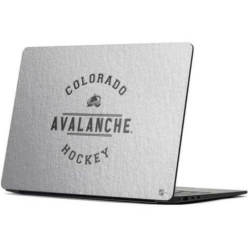 NHL Colorado Avalanche Black Text Surface Laptop 7 13.8in Skin