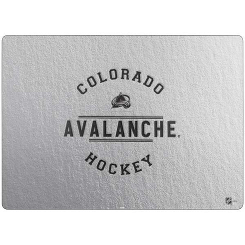 NHL Colorado Avalanche Black Text Surface Laptop 7 13.8in Skin