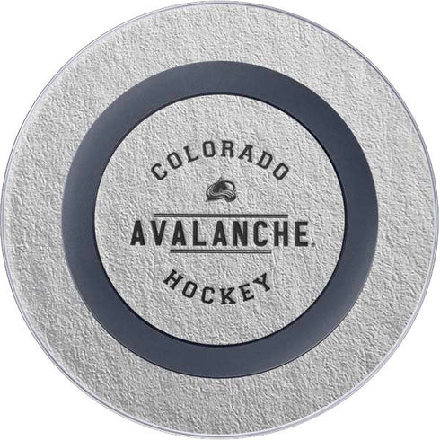 NHL Colorado Avalanche Black Text Wireless Charger Skin