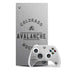 NHL Colorado Avalanche Black Text Xbox Series X Skins