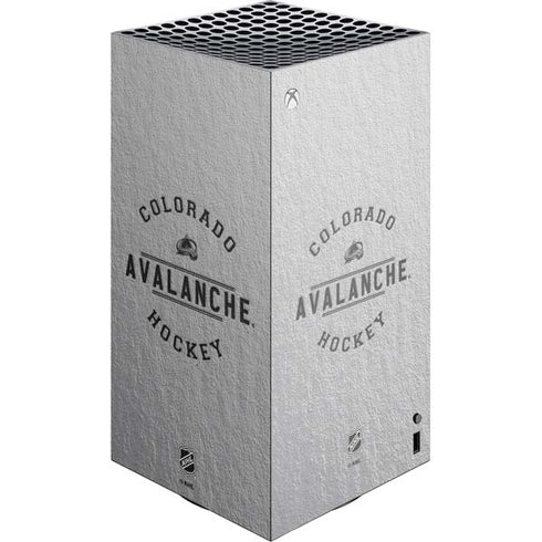 NHL Colorado Avalanche Black Text XBox Series X Digital Edition Console Skin