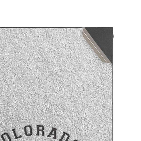 NHL Colorado Avalanche Black Text XBox Series X Digital Edition Console Skin