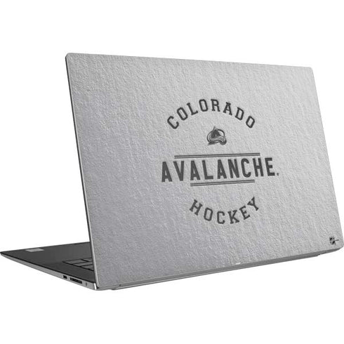 NHL Colorado Avalanche Black Text Dell XPS Skin