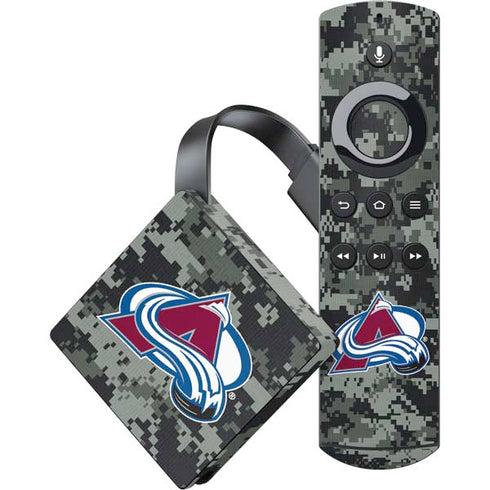 NHL Colorado Avalanche Camo Amazon Fire TV Skin