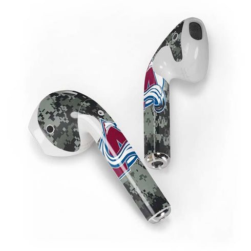 NHL Colorado Avalanche Camo Apple AirPods Skin