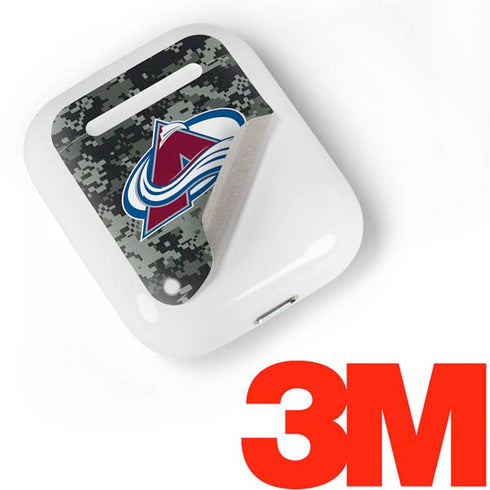 NHL Colorado Avalanche Camo Apple AirPods Skin