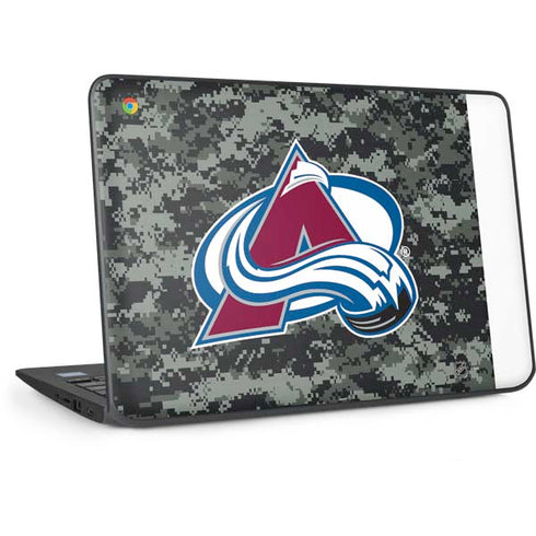 NHL Colorado Avalanche Camo HP Chromebook Skin