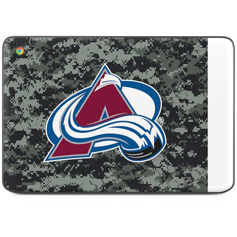 NHL Colorado Avalanche Camo HP Chromebook Skin