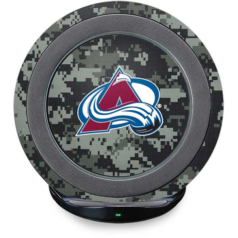 NHL Colorado Avalanche Camo Fast Charge Wireless Charging Stand Skin