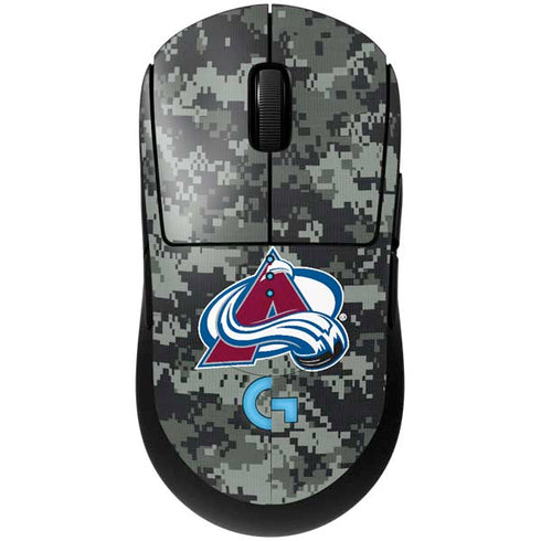 NHL Colorado Avalanche Camo G Pro Wireless Gaming Mouse Skin