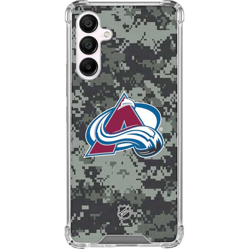 NHL Colorado Avalanche Camo Galaxy A16 5G Clear Case