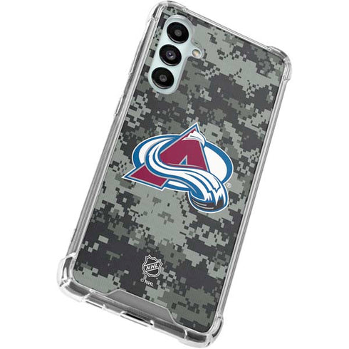 NHL Colorado Avalanche Camo Galaxy A16 5G Clear Case