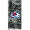 NHL Colorado Avalanche Camo Galaxy A17 Clear Case