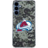 NHL Colorado Avalanche Camo Galaxy A35 5G Clear Case