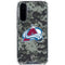 NHL Colorado Avalanche Camo Galaxy A36 5G Clear Case